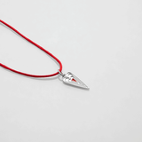 Μου'χεις Κλέψει την Καρδιά vol.II κολιέ με κορδόνι ασημί