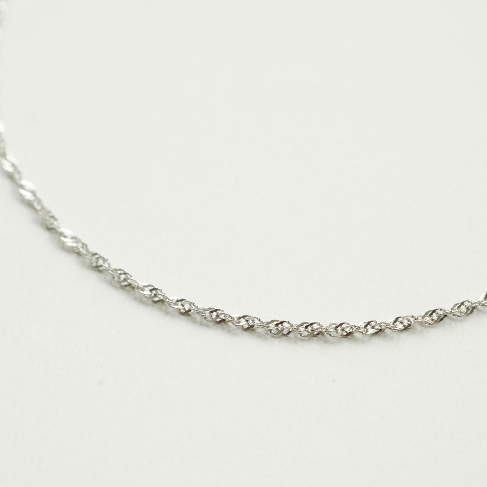 Suki anklet ασημί