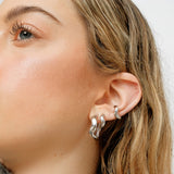 Vague κρίκοι L ασημί