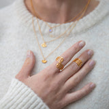 Aye διπλό δαχτυλίδι χρυσό