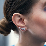 Chloi σκουλαρίκια L ασημί