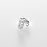 Aye σκουλαρίκι cuff ασημί