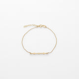 Alexa βραχιόλι κίτρινο χρυσό 14Κ