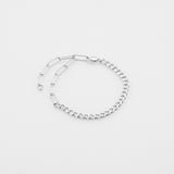Stevie βραχιόλι ασημί
