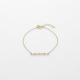 Alexa βραχιόλι κίτρινο χρυσό 14Κ με διαμάντια