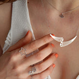 Aye διπλό κολιέ χρυσό