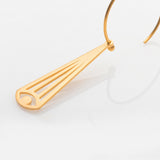 Aye σκουλαρίκια κρεμαστά χρυσό