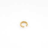 Tiny Treasures navette σκουλαρίκι cuff χρυσό