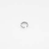 Tiny Treasures navette σκουλαρίκι cuff ασημί