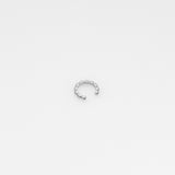 Tiny Treasures puff σκουλαρίκι cuff ασημί