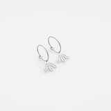 Fish Bouquet κρίκοι ασημί