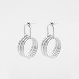 7ply σκουλαρίκια ασημί