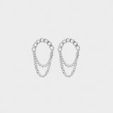 Stevie σκουλαρίκια ασημί