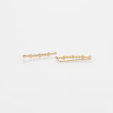 Alexa σκουλαρίκια κίτρινο χρυσό 14Κ