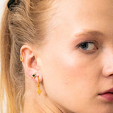 Charming Hoops S σκουλαρίκια χρυσό