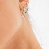 Charming Hoops S σκουλαρίκια ασημί