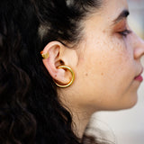 Maxima σκουλαρίκι cuff χρυσό