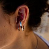 Maxima σκουλαρίκι cuff ασημί