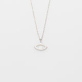 Aye μικρό κολιέ ασημί