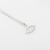 Aye μικρό κολιέ ασημί