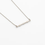 Alexa κολιέ λευκό χρυσό 14Κ