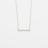 Alexa κολιέ λευκό χρυσό 14Κ