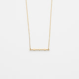 Alexa κολιέ κίτρινο χρυσό 14Κ