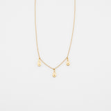 Fish Bouquet charm κολιέ χρυσό