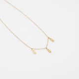 Fish Bouquet charm κολιέ χρυσό