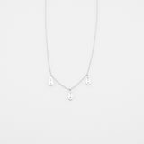 Fish Bouquet charm κολιέ ασημί