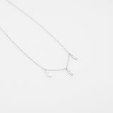 Fish Bouquet charm κολιέ ασημί