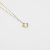 Sea & Sun heart κολιέ κίτρινο χρυσό 14Κ