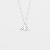 Fish Bouquet κολιέ ασημί