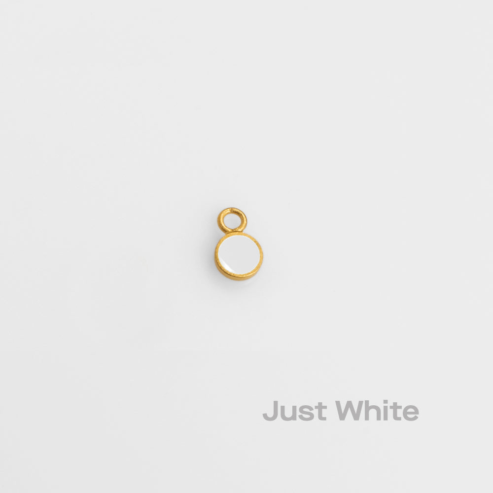just white