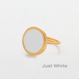 just white