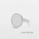 just white