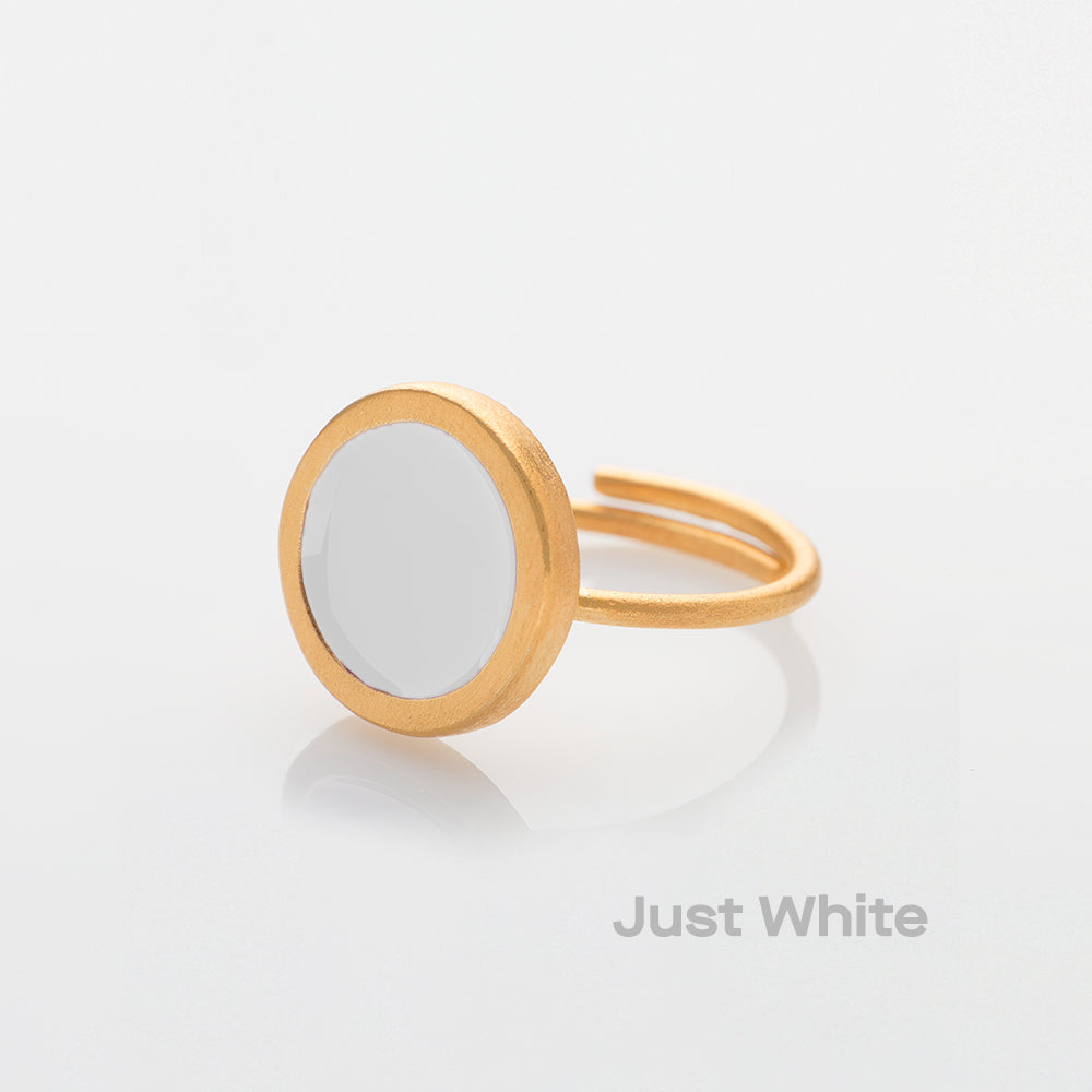 just white