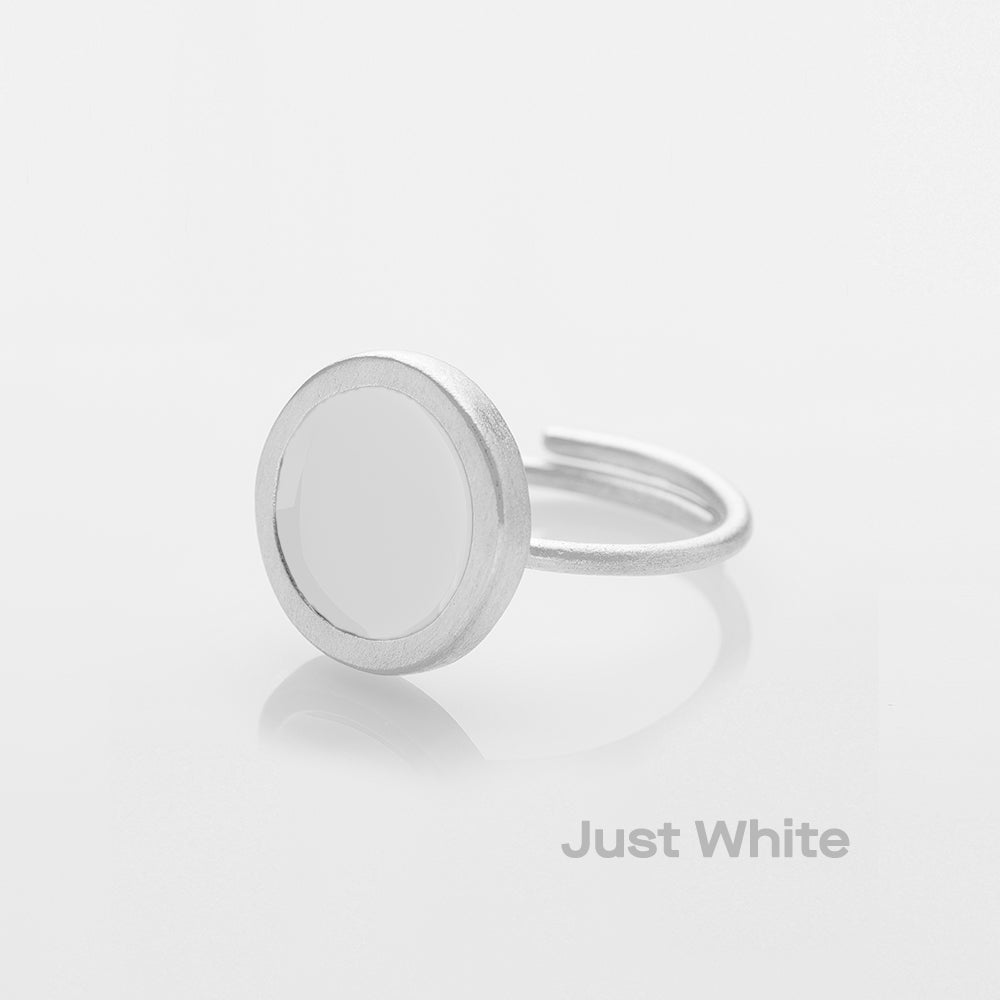 just white