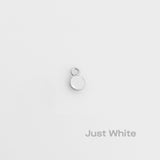 just white
