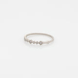 Alexa δαχτυλίδι λευκό χρυσό 14Κ με διαμάντια