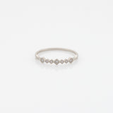 Alexa δαχτυλίδι λευκό χρυσό 14Κ με διαμάντια