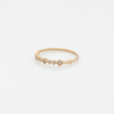 Alexa δαχτυλίδι κίτρινο χρυσό 14Κ με διαμάντια