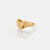 Sea & Sun heart δαχτυλίδι χρυσό