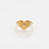 Sea & Sun heart δαχτυλίδι χρυσό