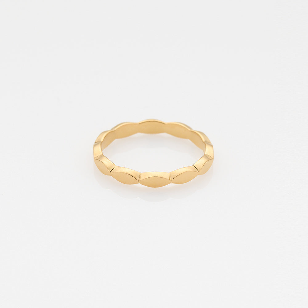 Tiny Treasures navette δαχτυλίδι χρυσό