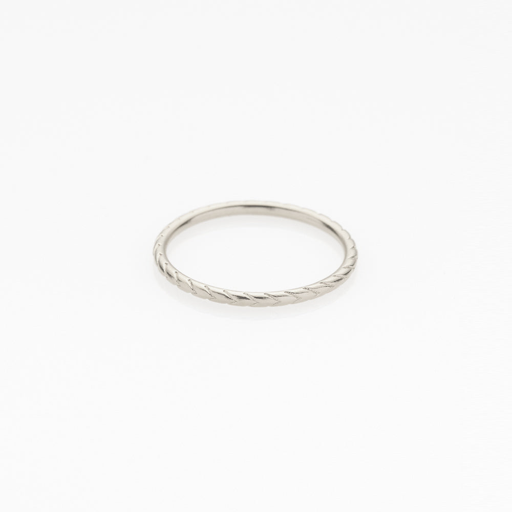 Tiny Treasures snakeskin δαχτυλίδι λευκό χρυσό 14Κ