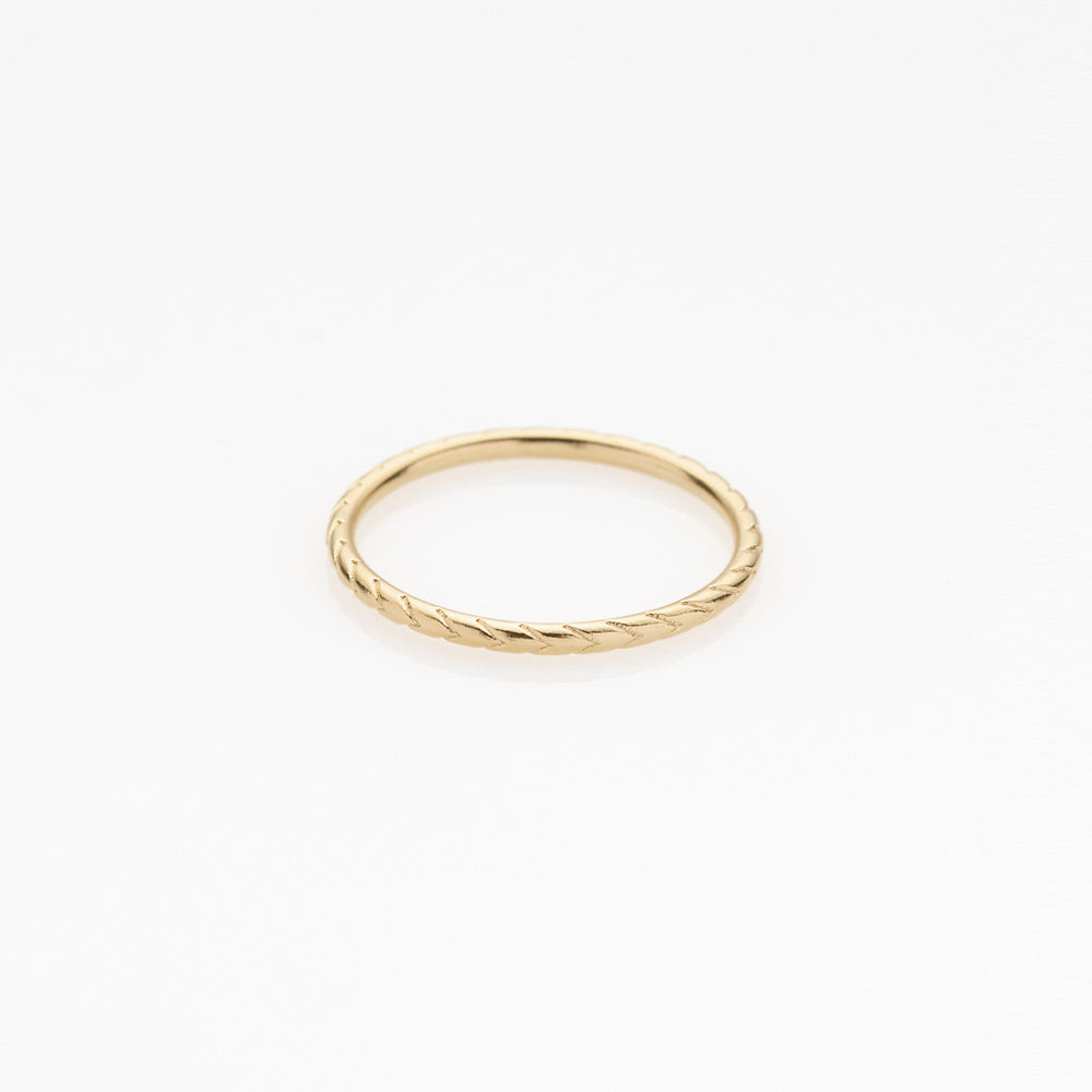 Tiny Treasures snakeskin δαχτυλίδι κίτρινο χρυσό 14Κ