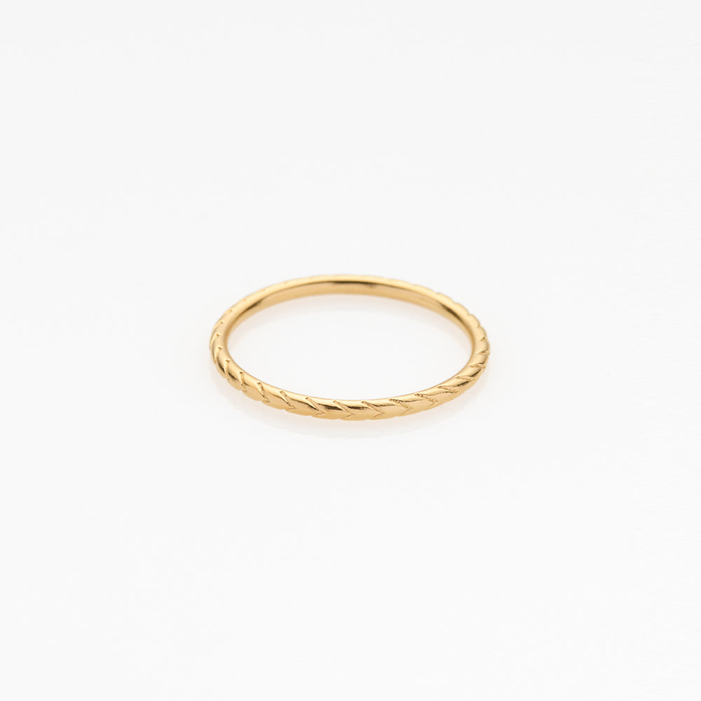 Tiny Treasures snakeskin δαχτυλίδι χρυσό