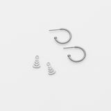 Chloi στοιχείο για κρίκο ασημί