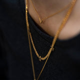 V κολιέ χρυσό